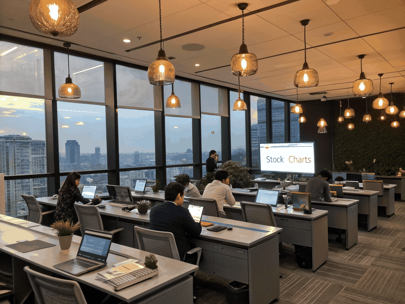Schonfeld professional collaborating in modern office setting